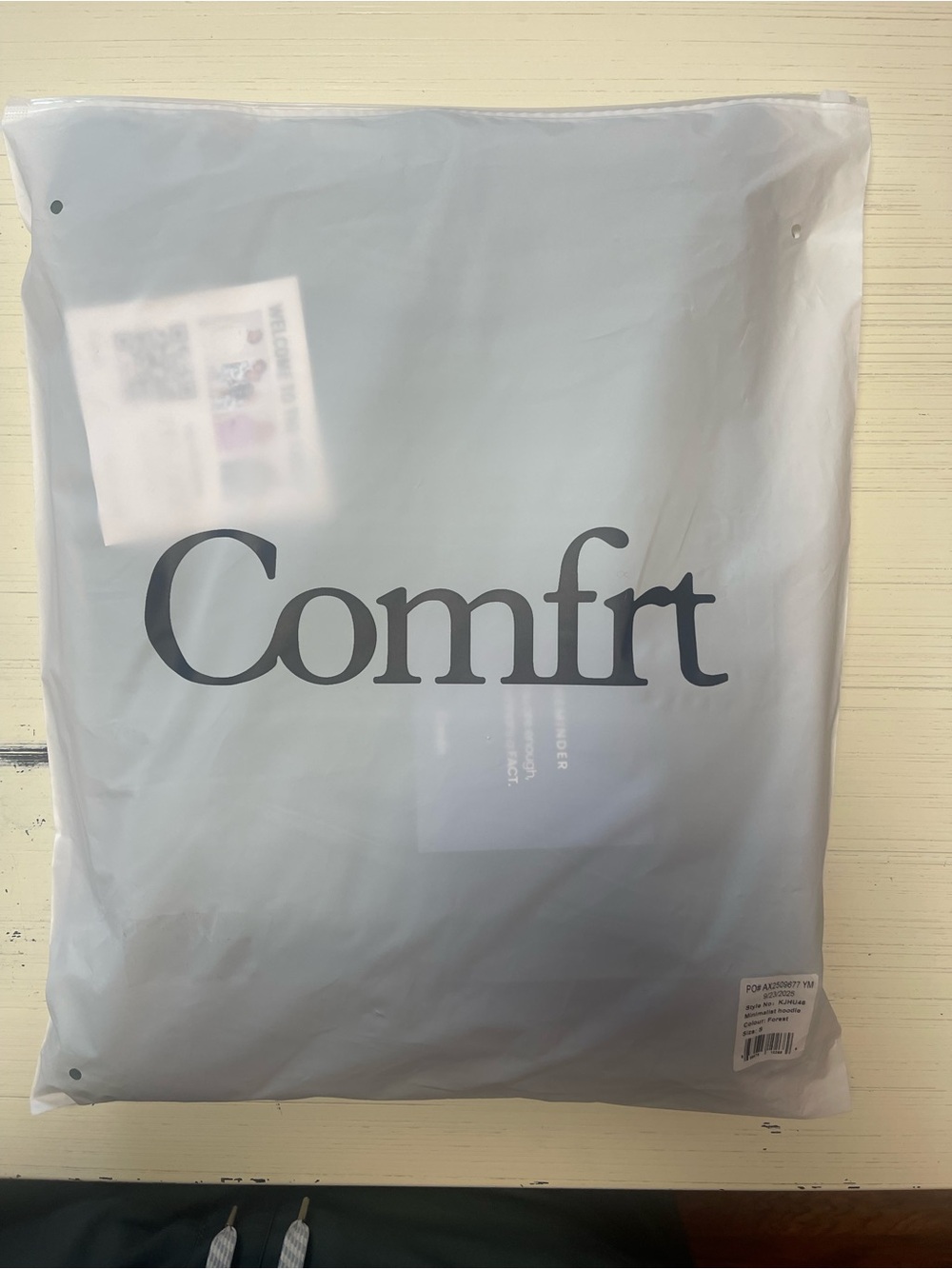 Comfrt Minimalist Hoodie - Forest - Picture 6 of 7